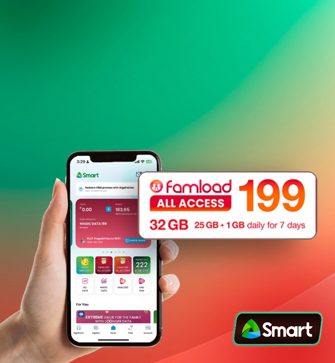 PLDT Home | Get Famload All Access Plans